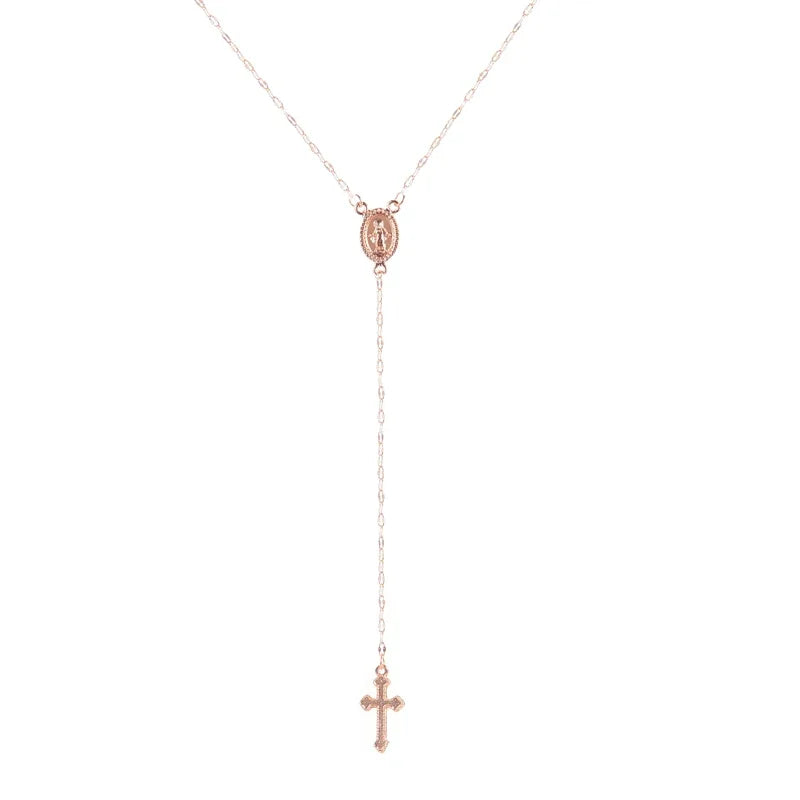Faith & Fig Vintage Christian Cross Necklace