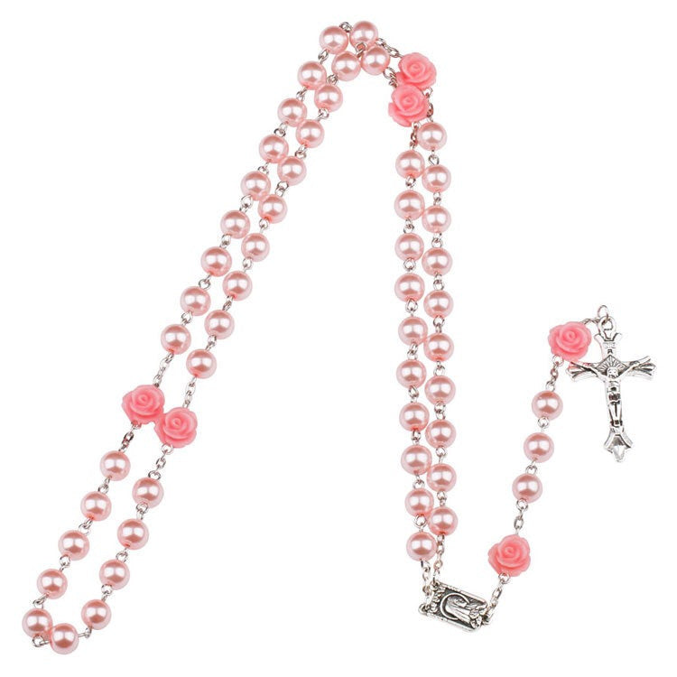 Faith & Fig His & Hers Rosary Necklace Set