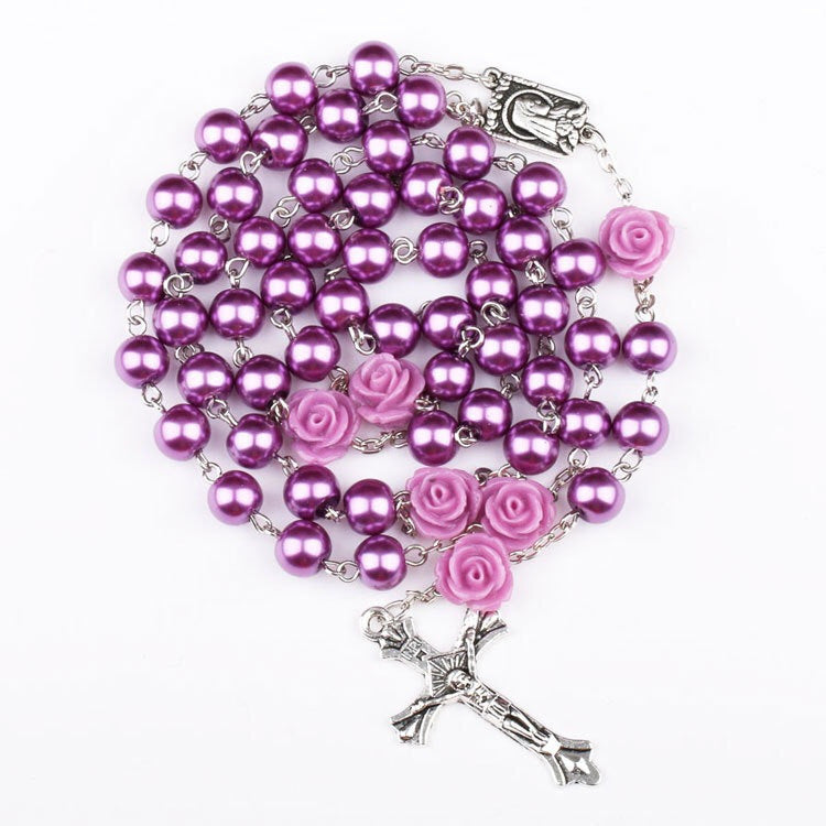 Faith & Fig His & Hers Rosary Necklace Set