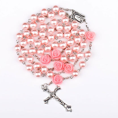 Faith & Fig His & Hers Rosary Necklace Set