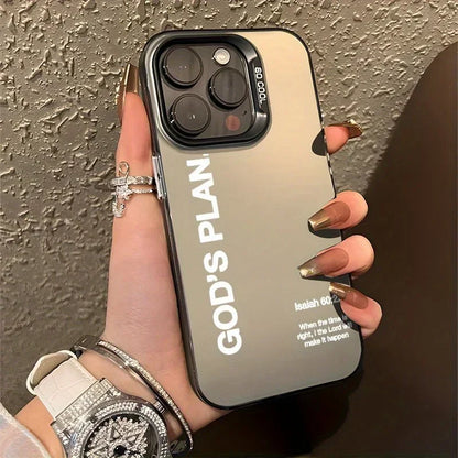 Faith & Fig "God's Plan" Jesus Bible Verse iPhone Case