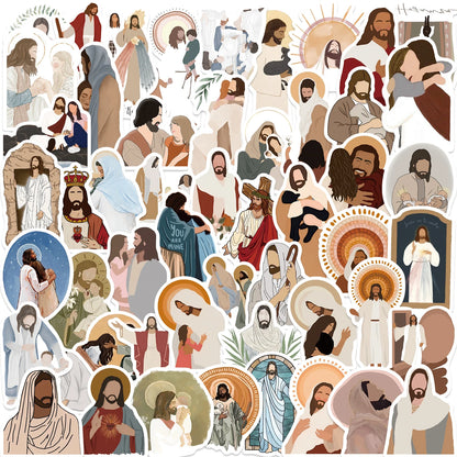 Faith & Fig 52PCS Jesus Aesthetic Christian Stickers