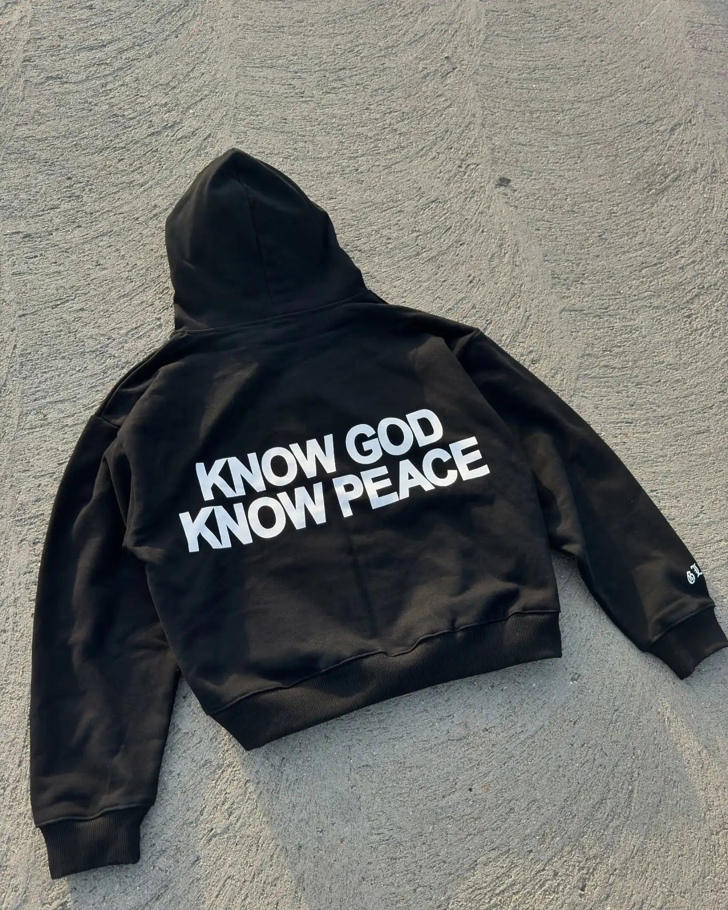 Faith & Fig "Know God, Know Peace" Oversized Hoodie