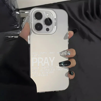 Faith & Fig "Pray Philippians 4:6" iPhone Case