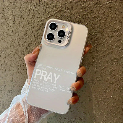 Faith & Fig "Pray Philippians 4:6" iPhone Case