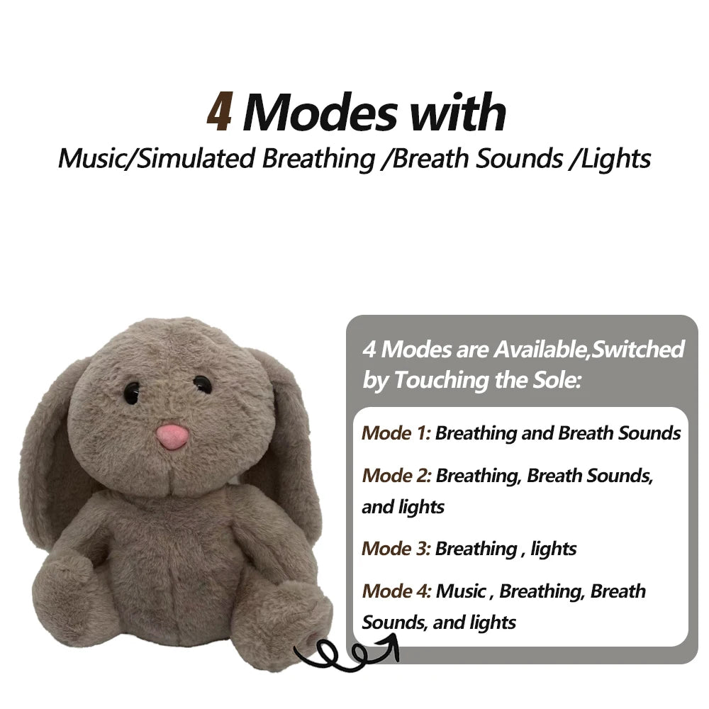 Faith & Fig "Breathing Easter Bunny" Calming Plush