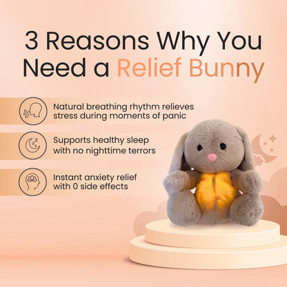 Faith & Fig "Breathing Easter Bunny" Calming Plush