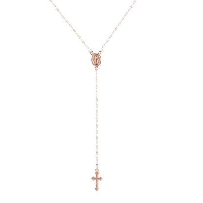 Faith & Fig Vintage Christian Cross Bohemian Necklace