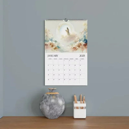 Faith & Fig 2025 Christian Bible Stories Wall Calendar