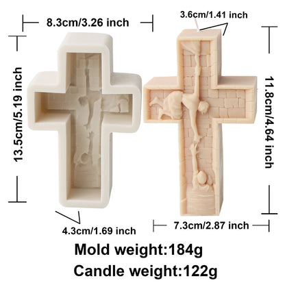 Faith & Fig Jesus and Virgin Mary Candle Mold