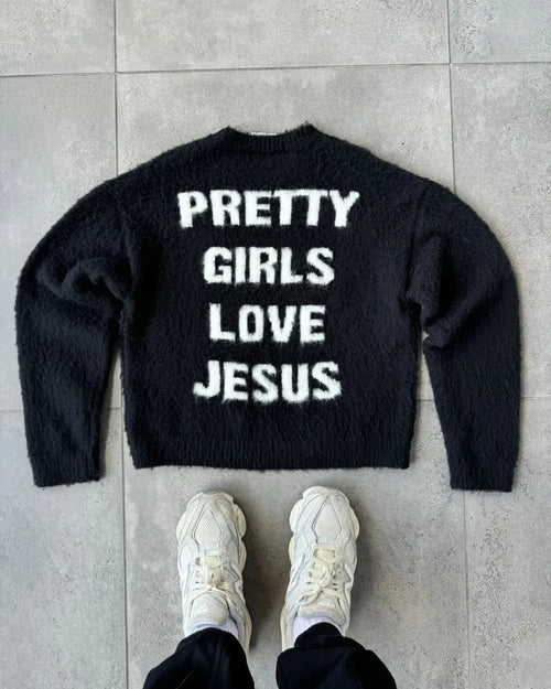 Faith & Fig - Pretty Girls Love Jesus Cotton Pullover