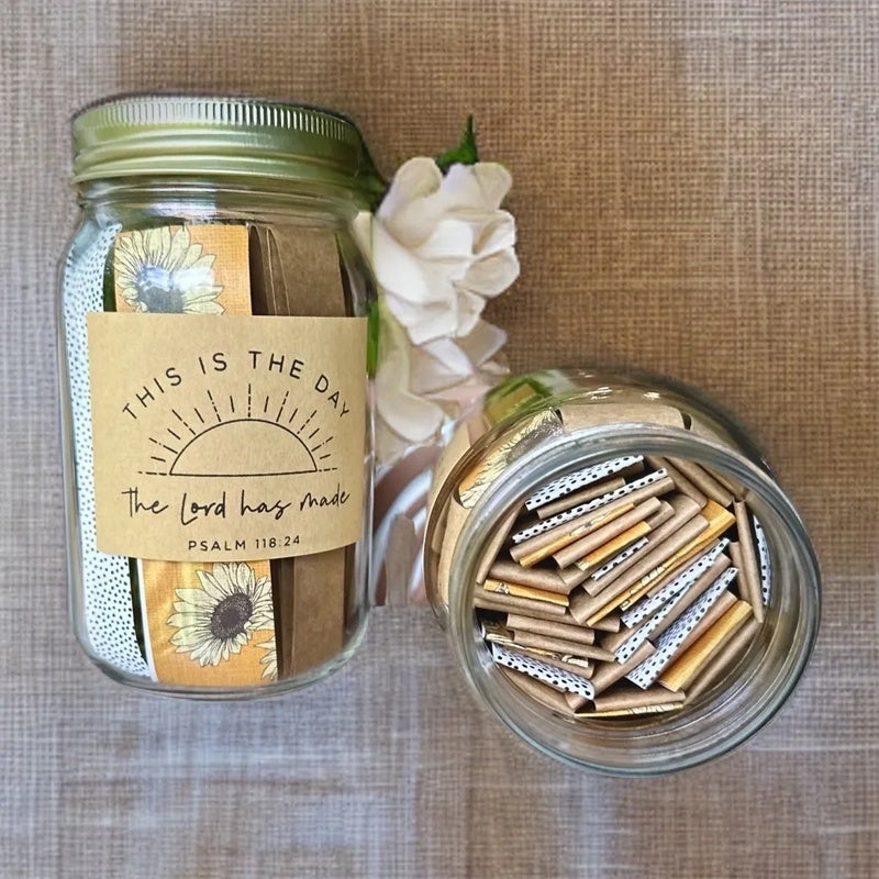 Faith & Fig Handmade Bible Verses Jar for Emotional Support