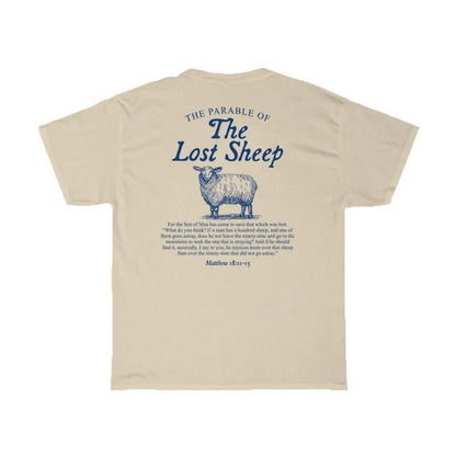 Faith & Fig "Lost Sheep" Bible Verse T-shirt – Christian Cartoon Print