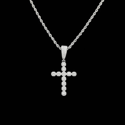 Faith & Fig Christ Jesus Cross Pendant Necklace