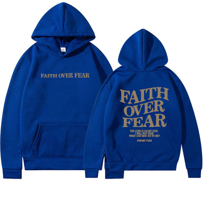 Faith & Fig Faith Over Fear Christian Hoodie